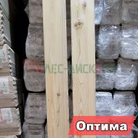 Доска террасная гладкая (палубная) из лиственницы 35x90x4000 мм сорт Оптима